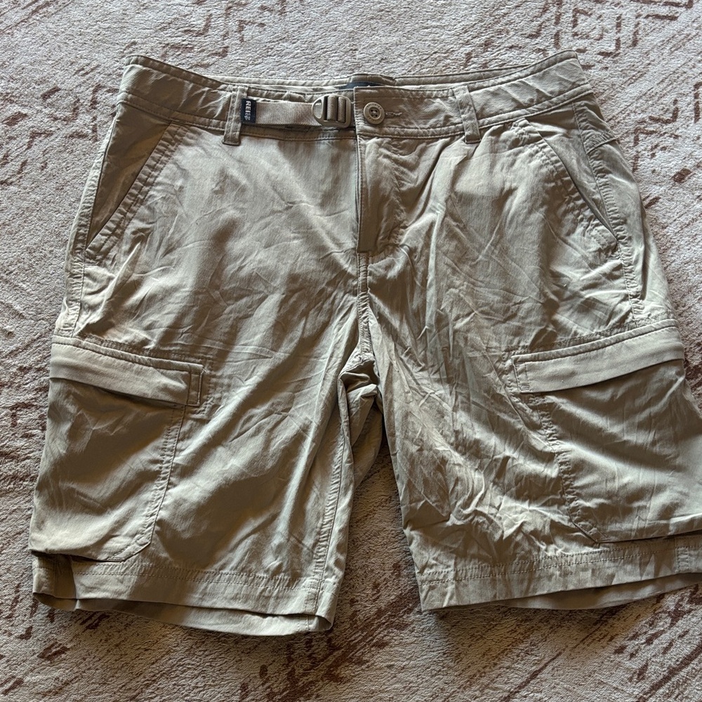 REI Women’s Lightweight Sahara Tan Cargo Shorts